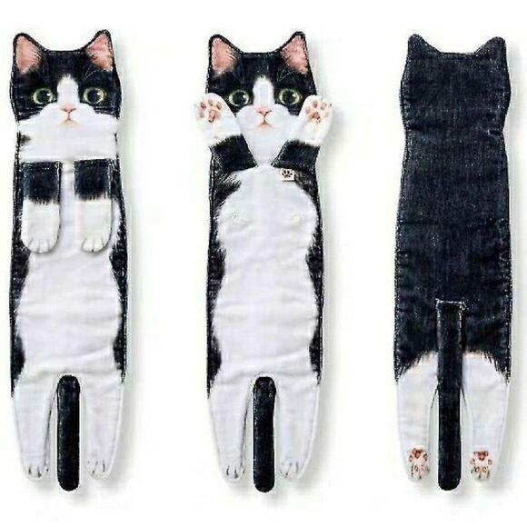 Fun Cat Hand Towel NWOT - Picture 4 of 5
